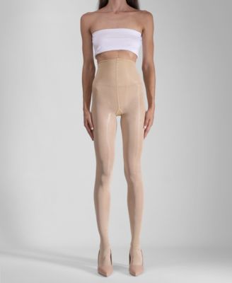Women's Lustrous Silky Shiny 40 Denier Semi-Opaque High-Waist Pantyhose Tights SKU11003