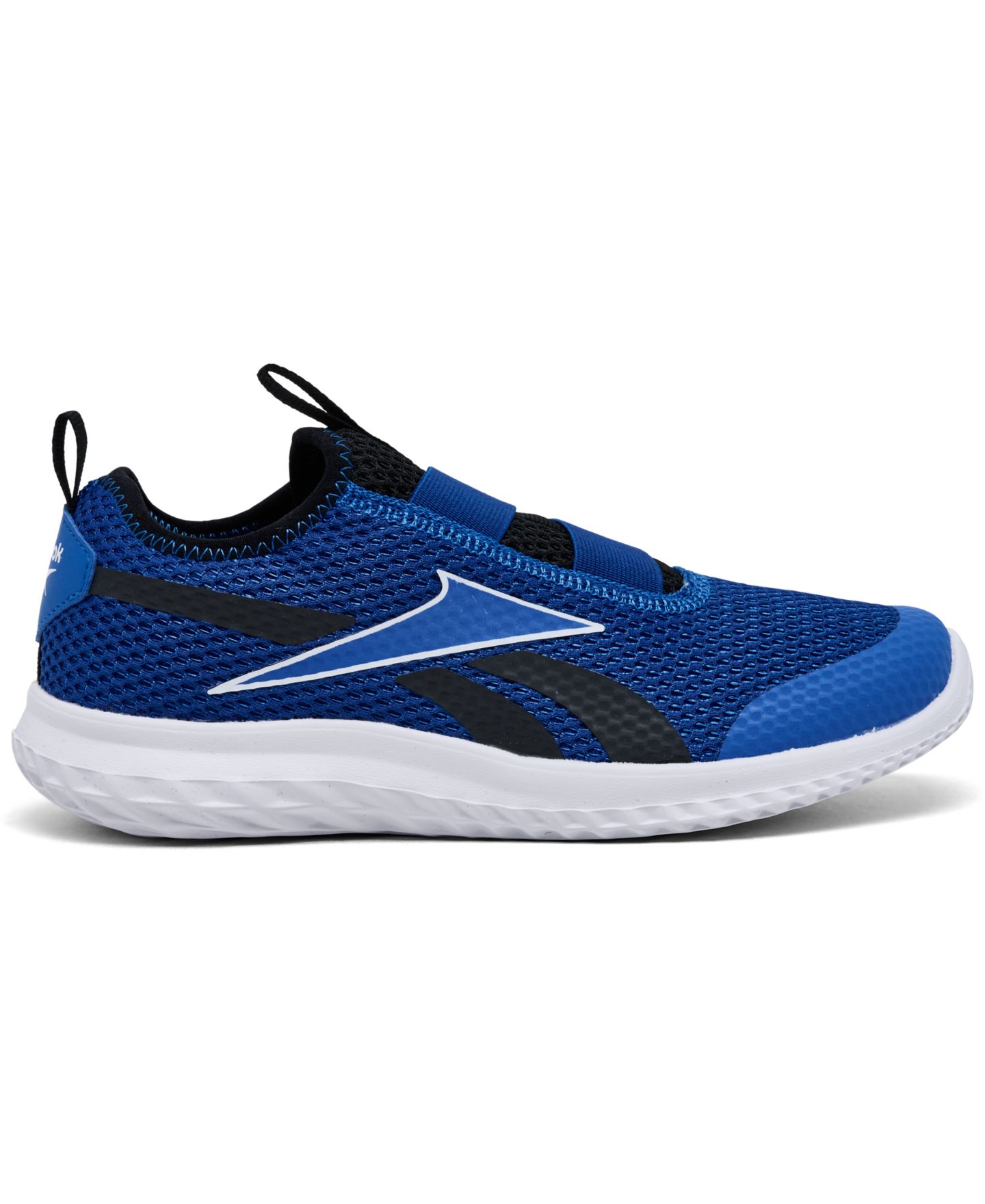 Кроссовки Reebok Rush Runner Slip-On Casual Sneakers from Finish Line для мальчиков, цвет: Синий / Чёрный — фото 6