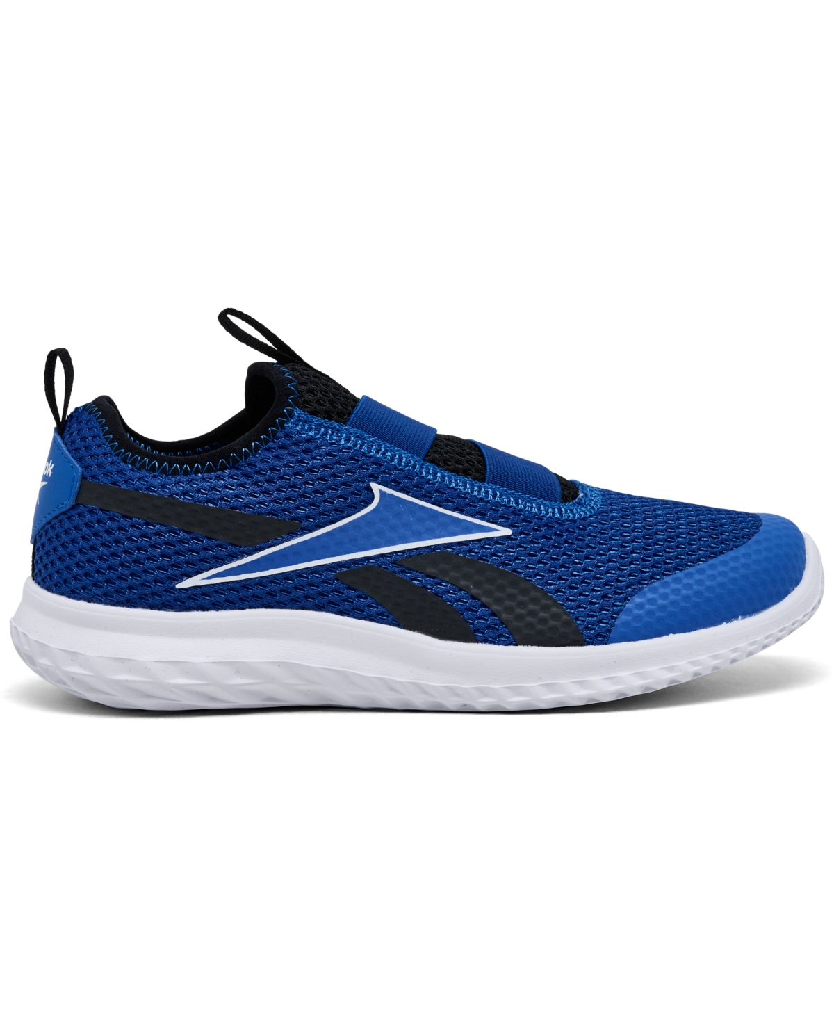 Reebok Little Kids' Rush Runner Slip-on Casual Sneakers From Finish Line In Blue,black