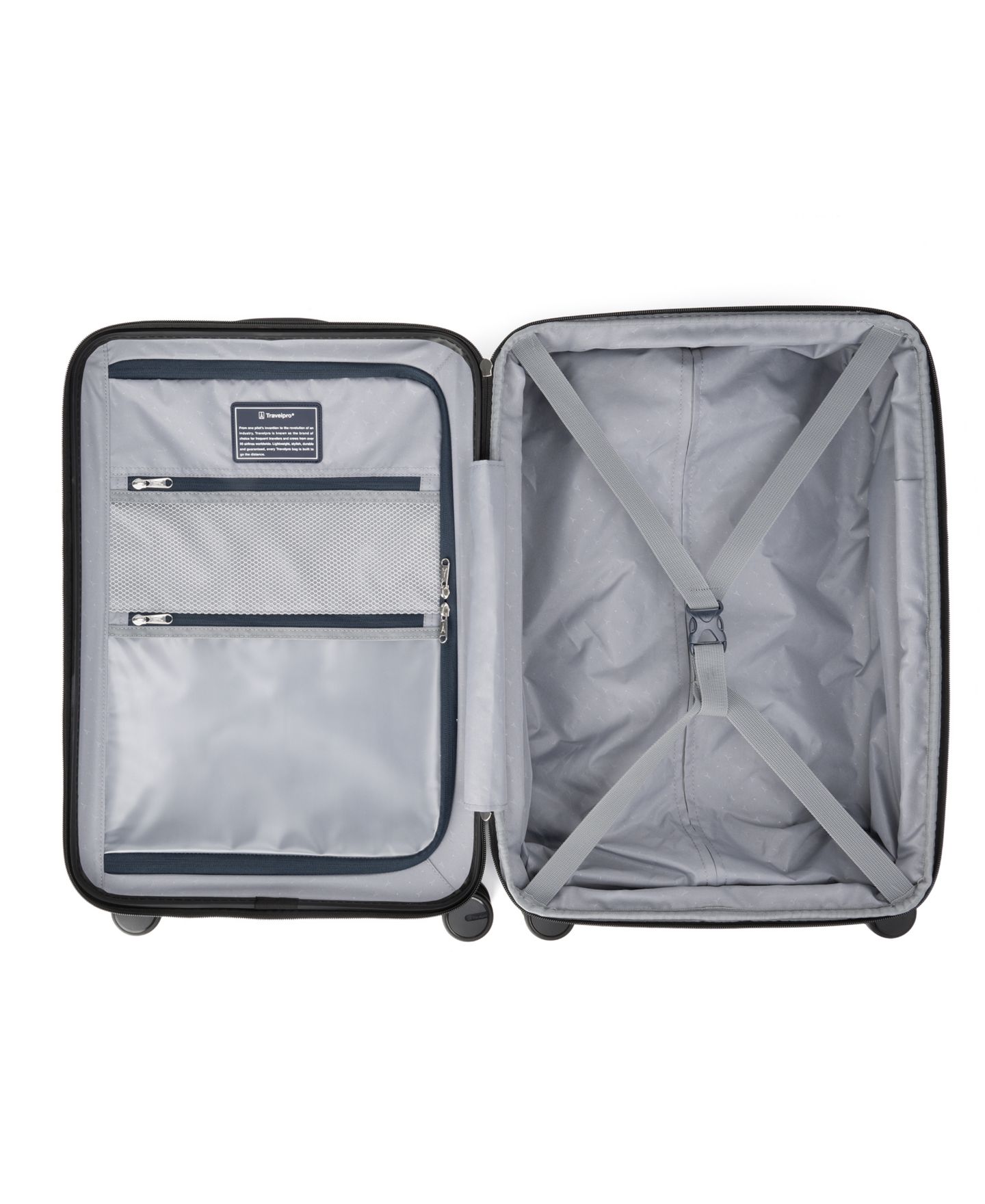 Чемодан Travelpro WalkAbout 7 Carry-on Hardside Spinner, цвет: Чёрный — фото 9