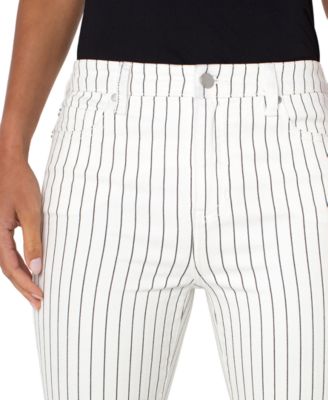 Women's Hannah Pinstriped Flare Jeans