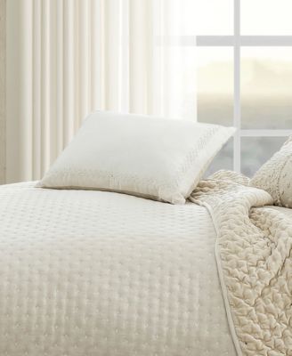 Pure Border Embroidery Decorative Pillow, 14" x 20"