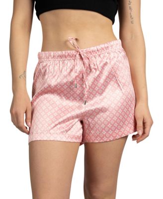 Women's 2-Pack Satin Drawstring Pajama Lounge Shorts