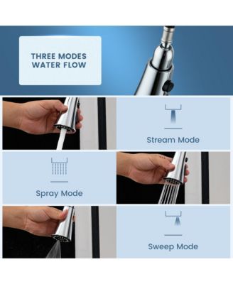Touchelss Pull-Down Kitchen Faucet With Sprayer