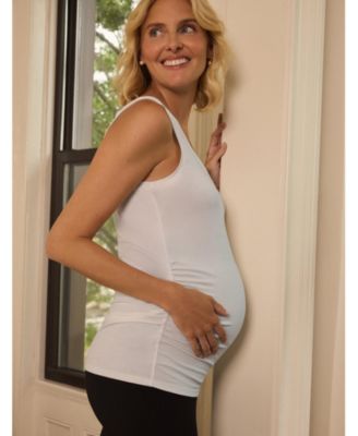 Maternity Scoop Neck Side-Ruched Tank Top - Motherhood