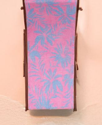 Palm Bliss Cotton Beach Towel, 36" x 72"