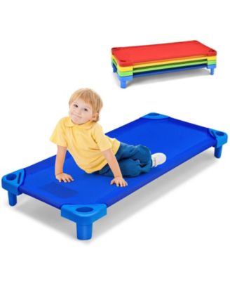 Pack of 4 Colorful Kids Stackable Naptime Cot