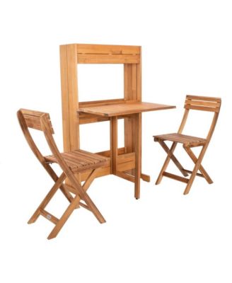 Barley Flower Shelf Outdoor Bistro Set