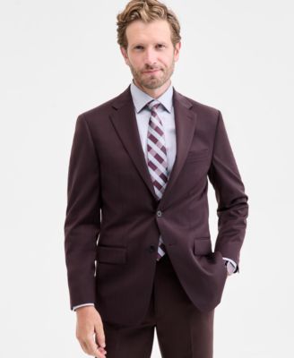 Calvin Klein - Men's Slim-Fit Wool-Blend Suit Jacket
