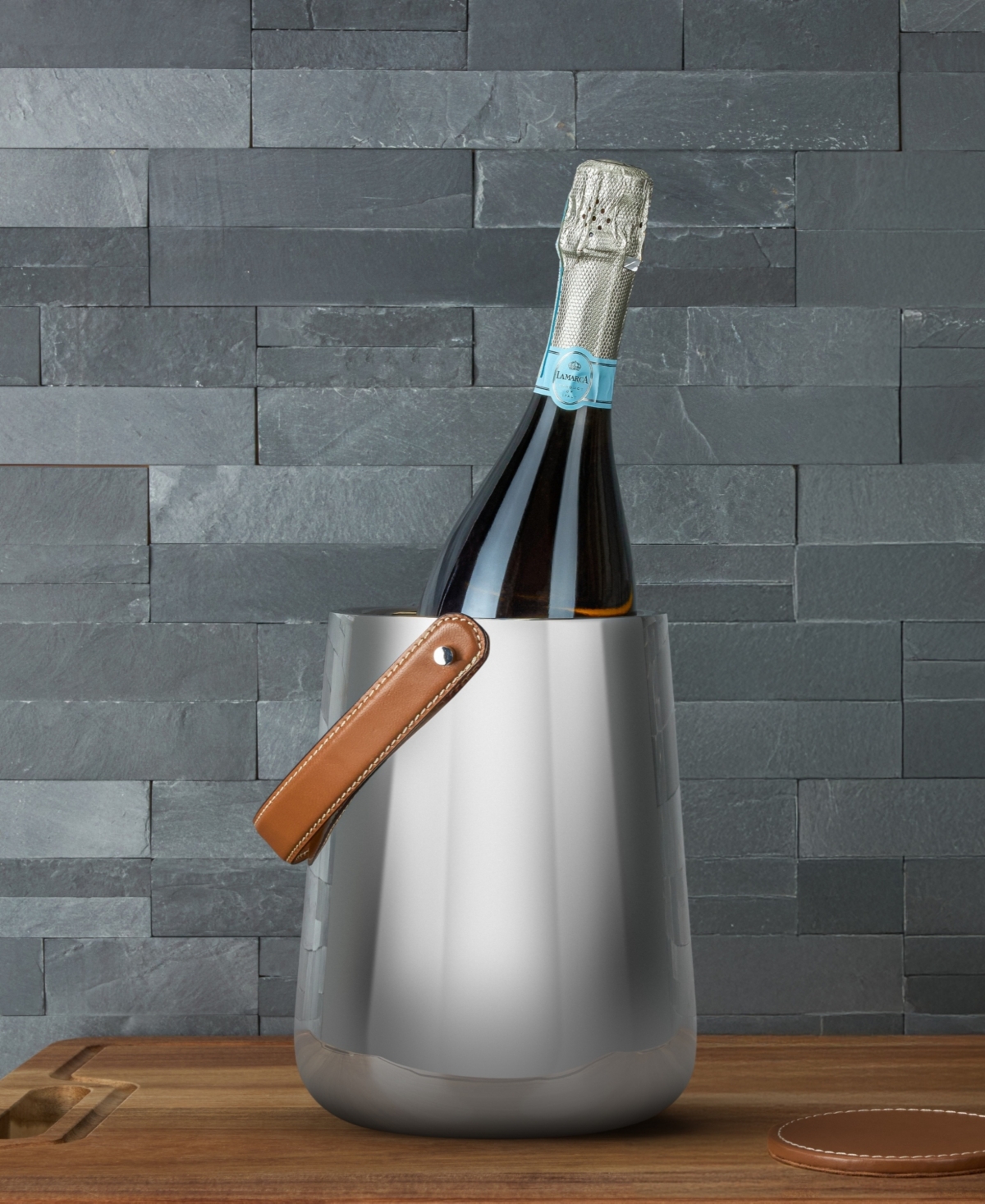Nambe Tahoe Wine Chiller In Brown