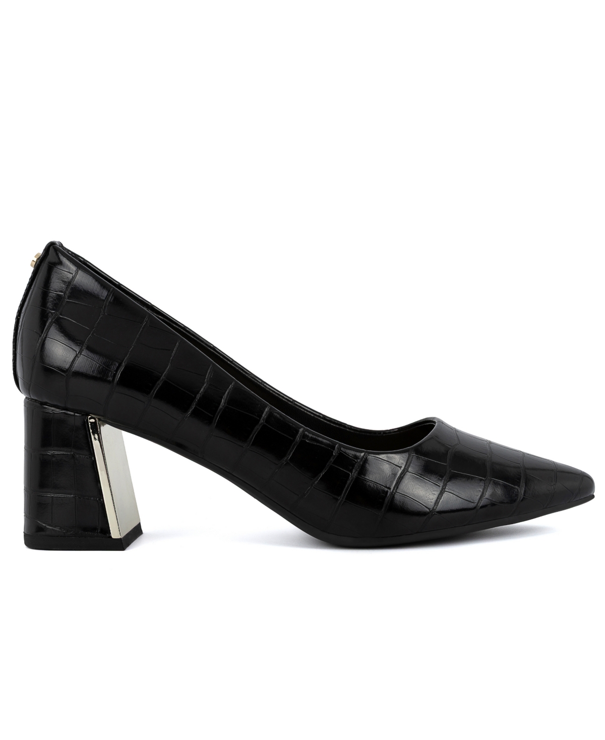 Jones New York Women's Canal Pointed Toe Block Heel Dress Pumps In Black