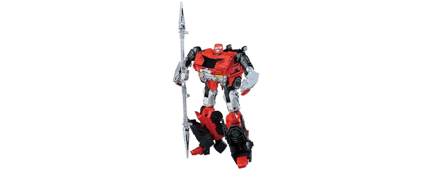 Детская фигурка Transformers Go Ganou Samurai Fire Truck 9" Action Figure, Ages 8+, Japanese Exclusive — фото 1
