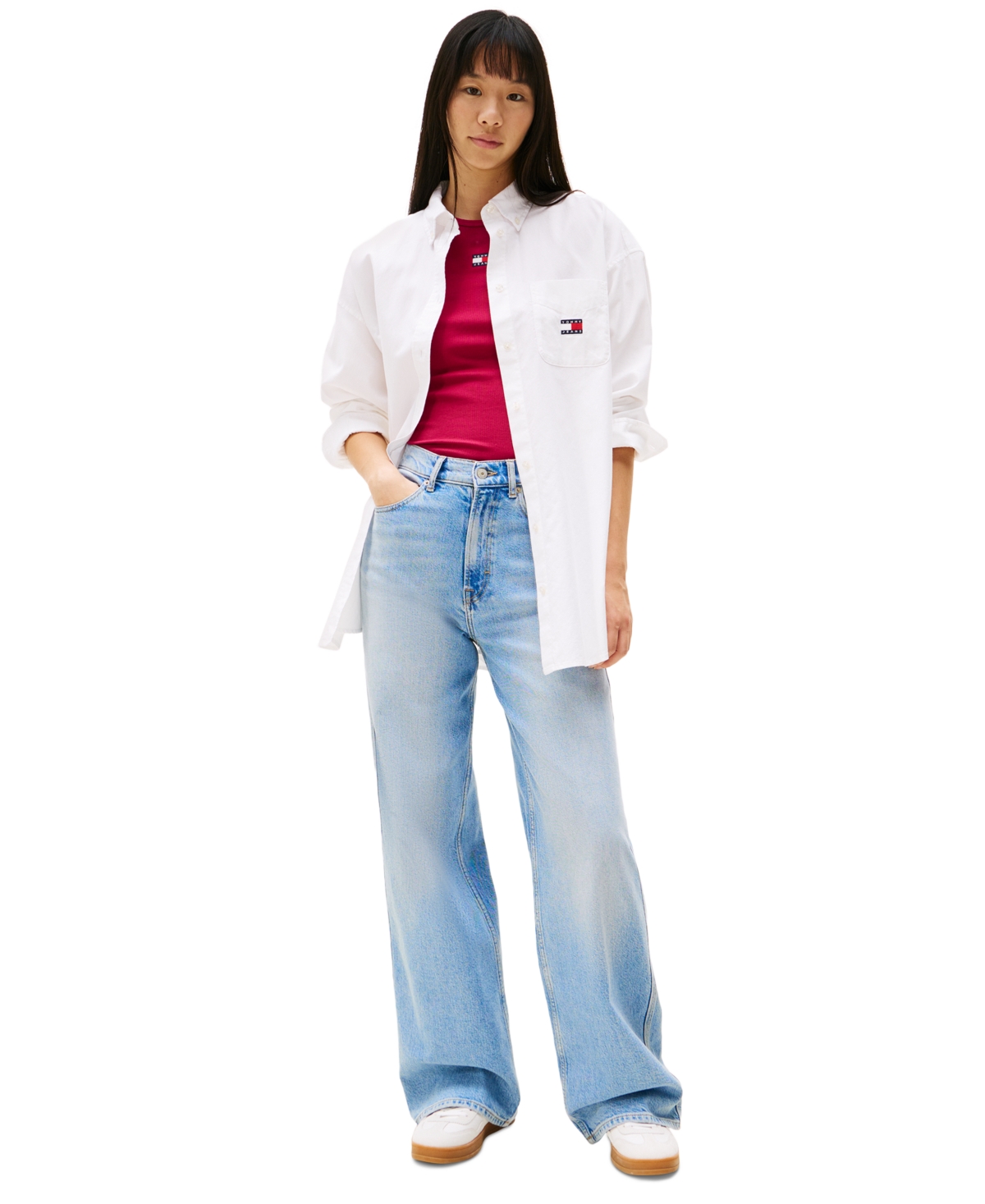 Women's Claire High-Rise Wide-Leg Jeans - DENIM LIGHT