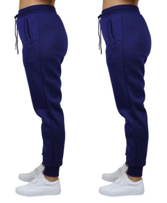 Women's Loose Fit Fleece Lined Jogger Sweatpants-2 Pack
