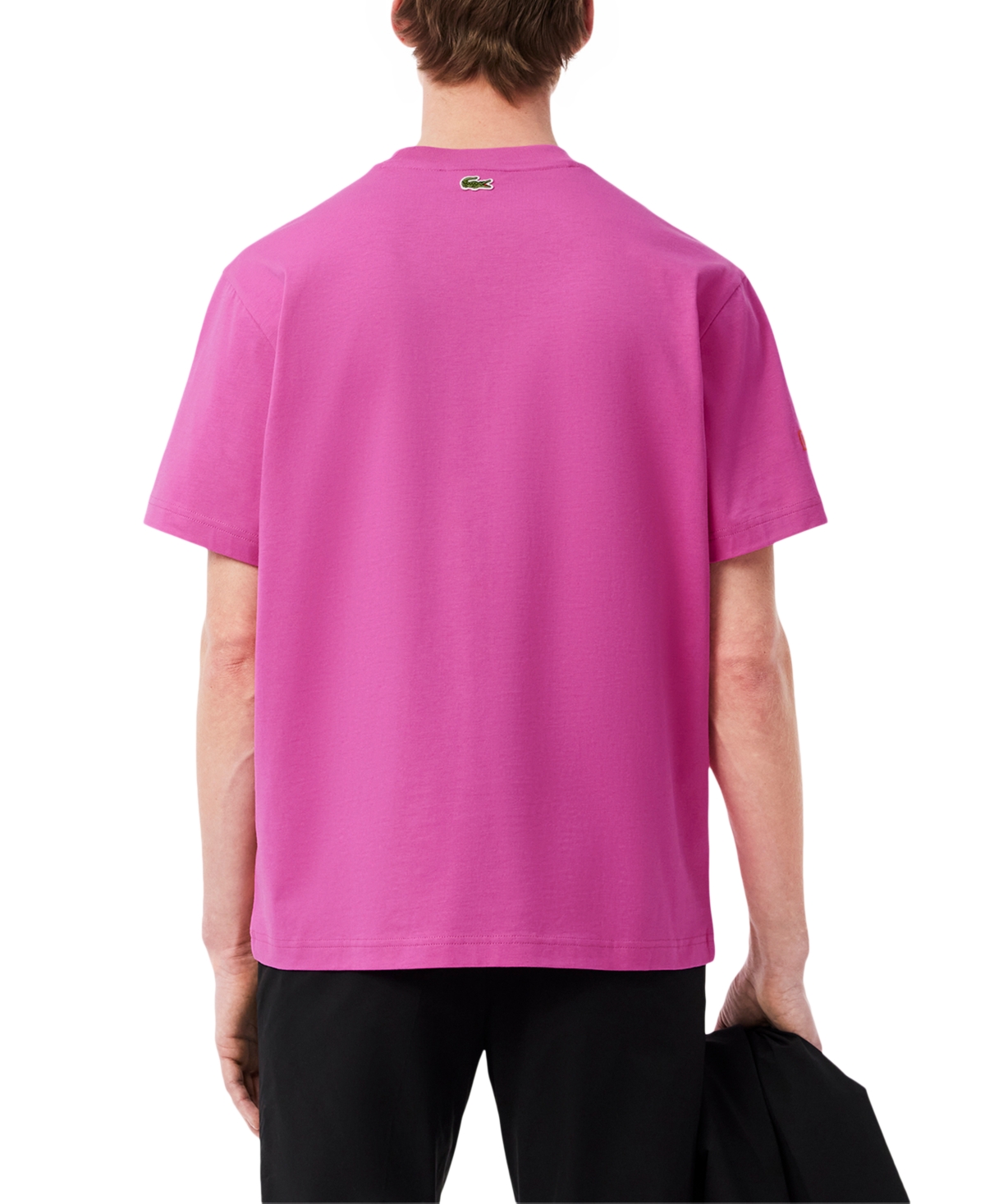 Shop Lacoste Men's Heritage Short Sleeve Graphic Tennis T-shirt