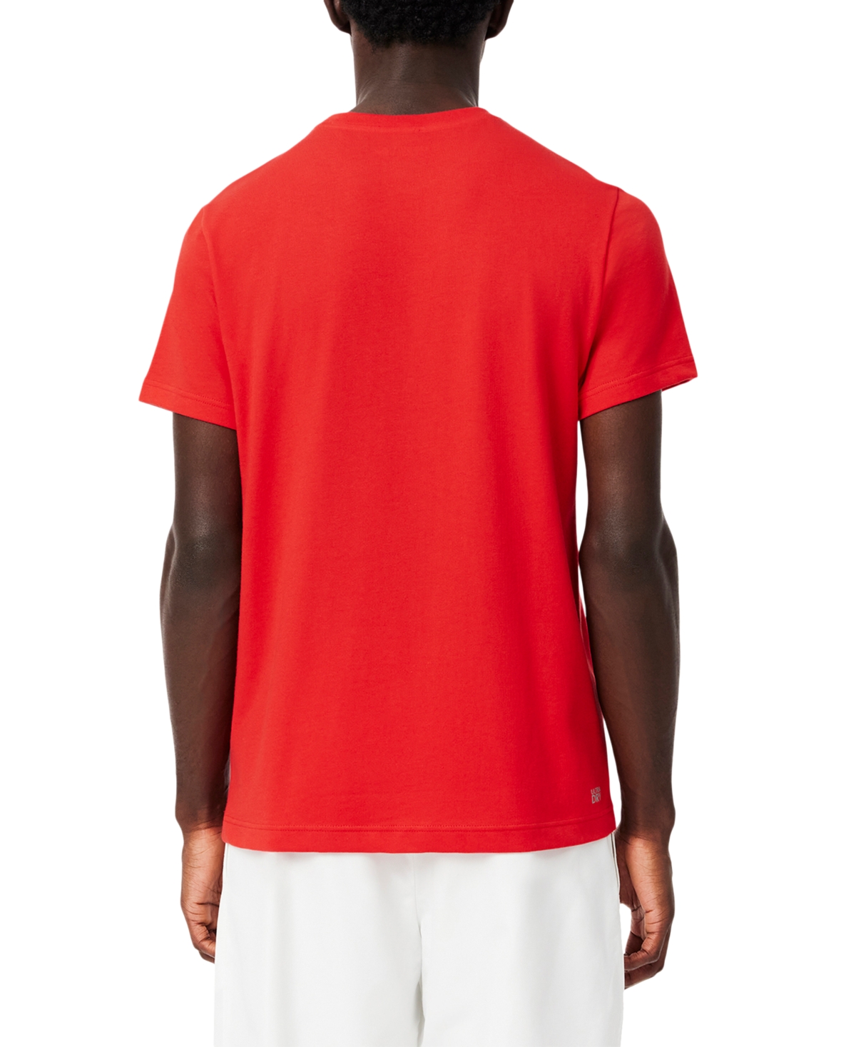 Lacoste Men's Ultra Dry Graphic Sport T-shirt - S - 3 In Red