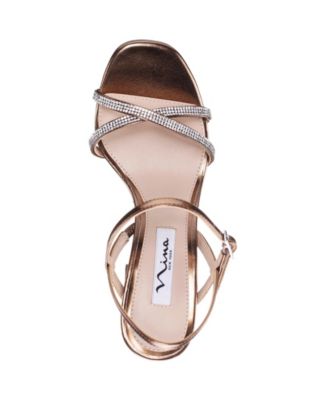 Women's Steven Rhinestones Block Heel Platform Sandals