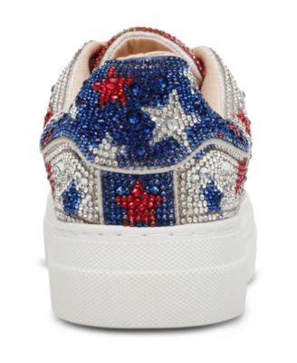 Betsey Johnson Women's Sidny Lace-Up Platform Sneakers