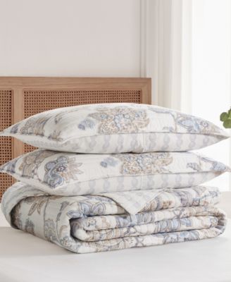 Home Selesta Reversible 3-Pc. Quilt Set, King/California King