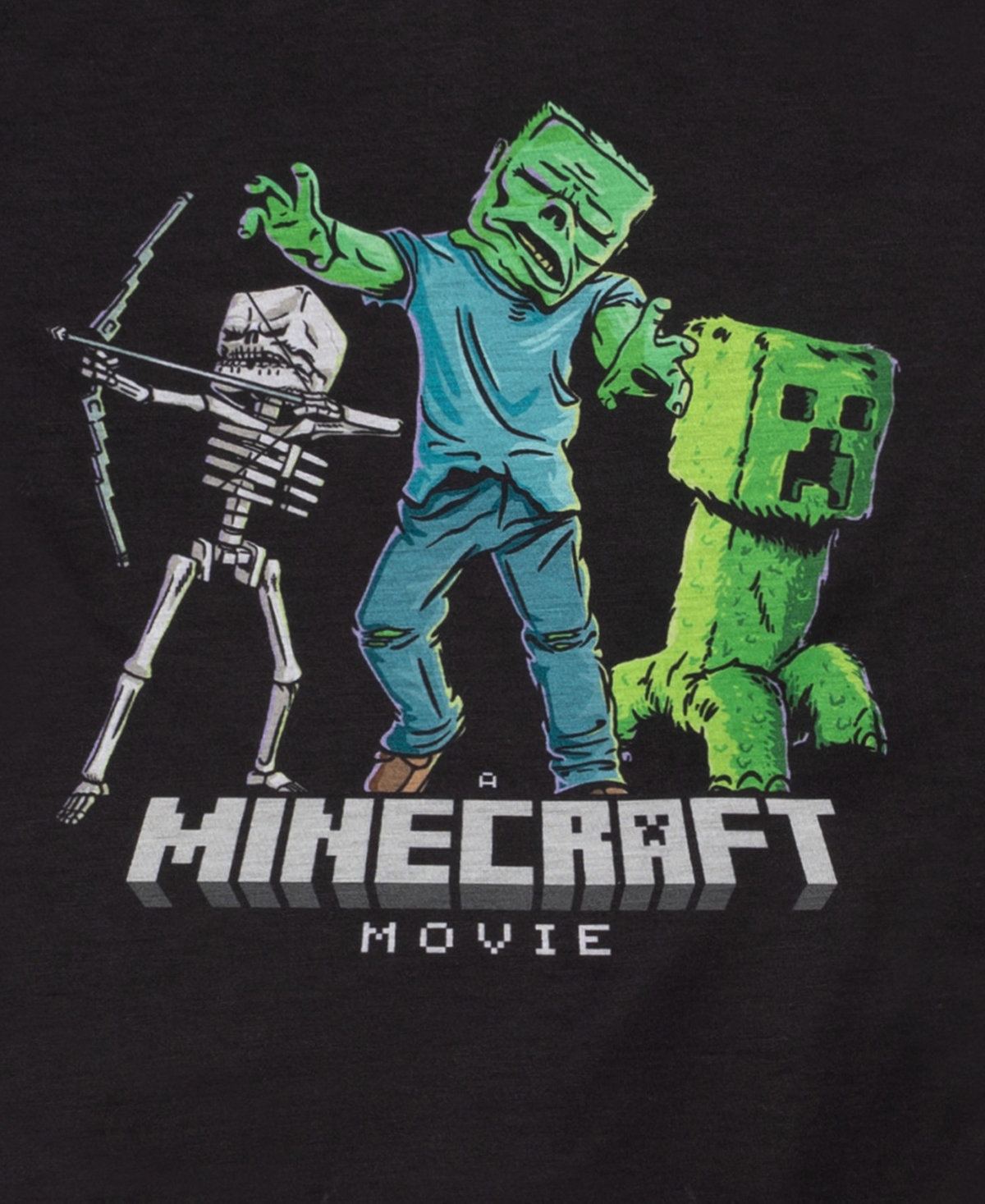 MINECRAFT BIG BOYS SHORT-SLEEVE TOP & SHORTS PAJAMAS, 2 PIECE SET 