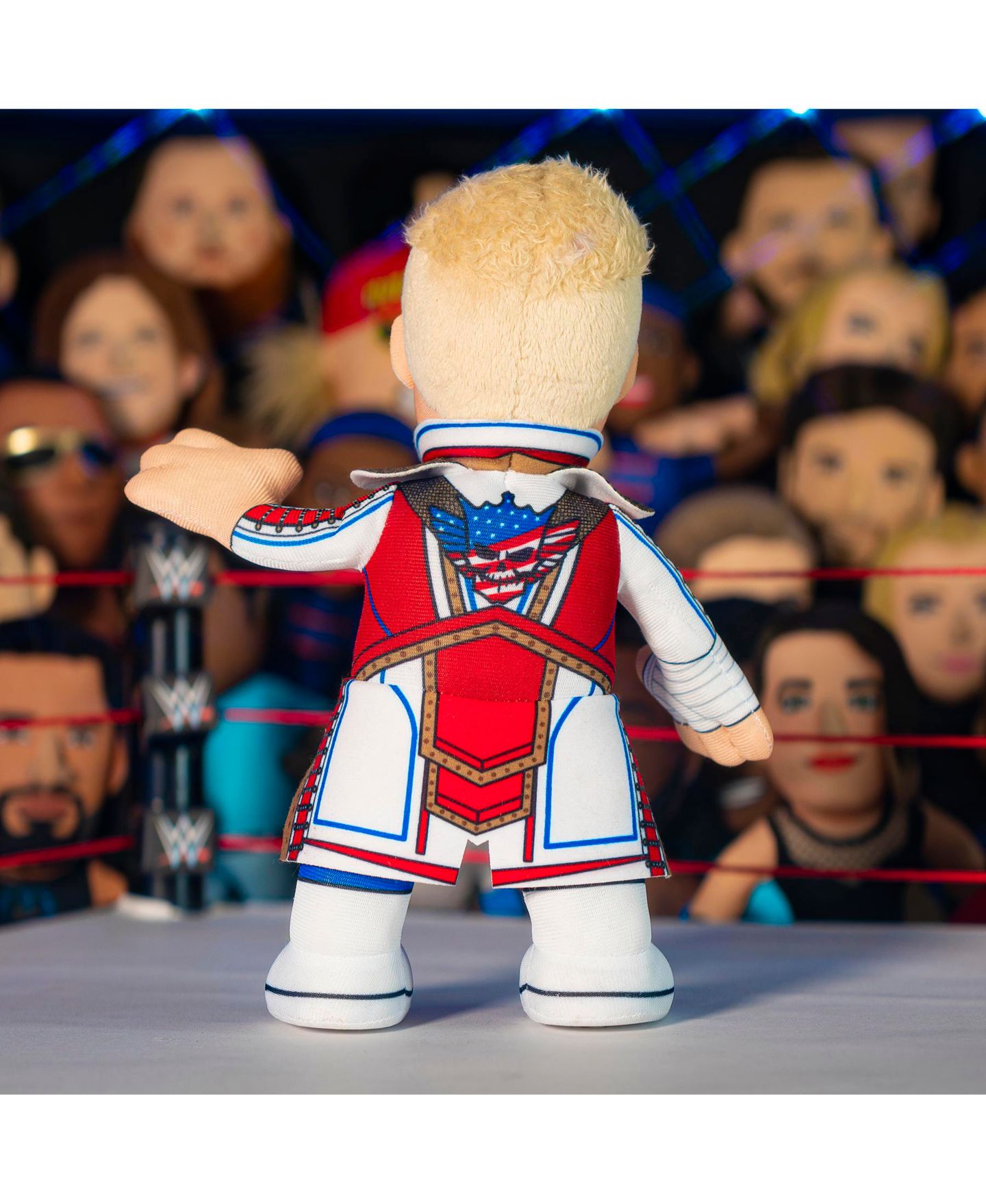 Детская мягкая игрушка Bleacher Creatures Cody Rhodes American Nightmare 10" Plush Figure — фото 6