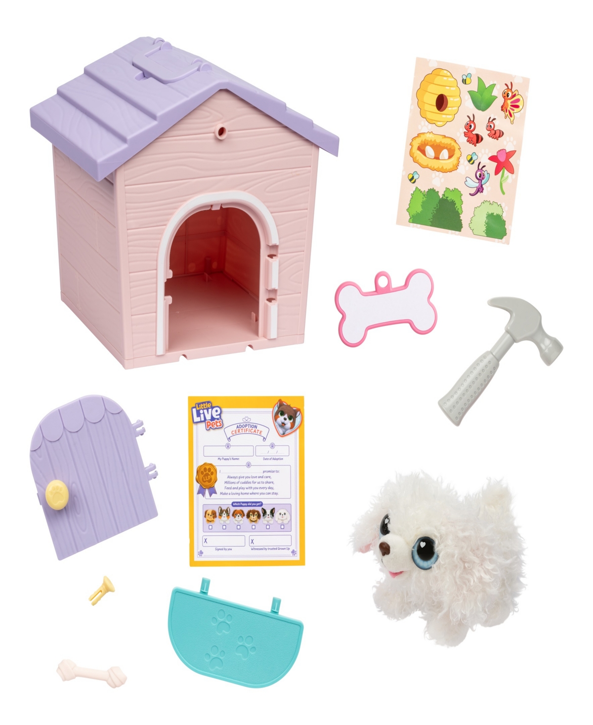 Little Live Pets My Puppy's Home Mini Playset In Pink