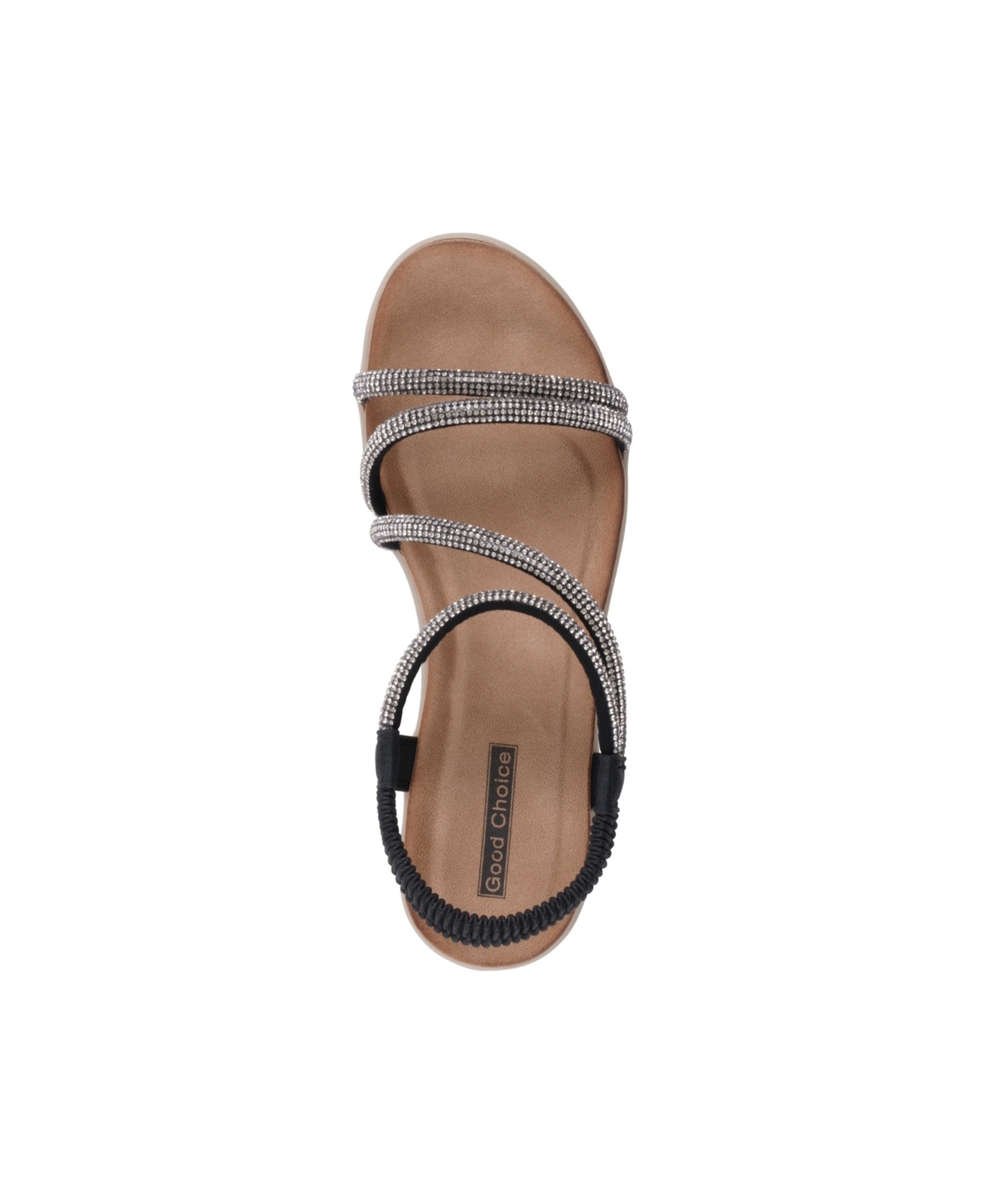 Gc Shoes Women's Emory Embellished Wedge Sandals In Black