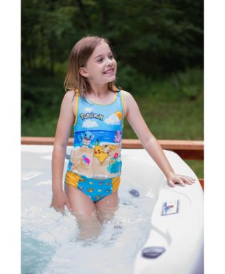 Girls Tankini Top and Bikini Bottom Swim Set