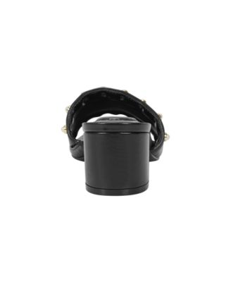 Bandolino Women's Astill Studded Block Heel Sandals