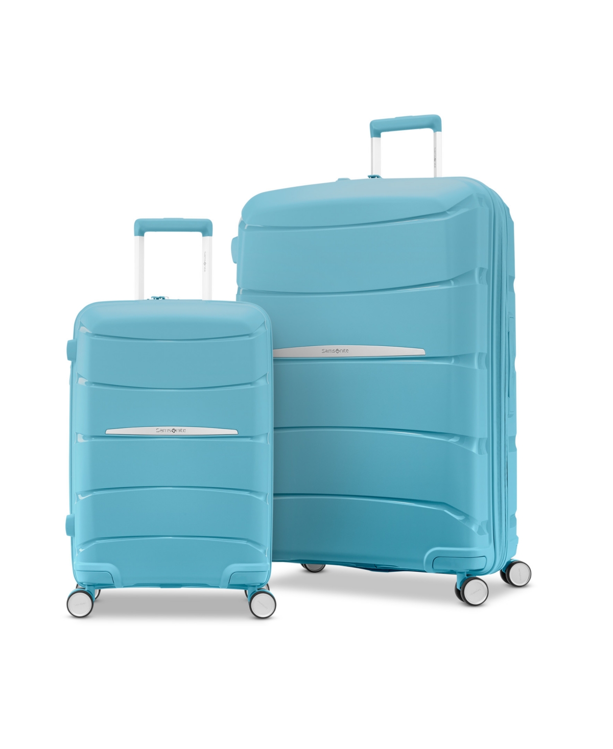 Samsonite Outline Pro 21" Hardside Carry-on Spinner In Vintage Blue