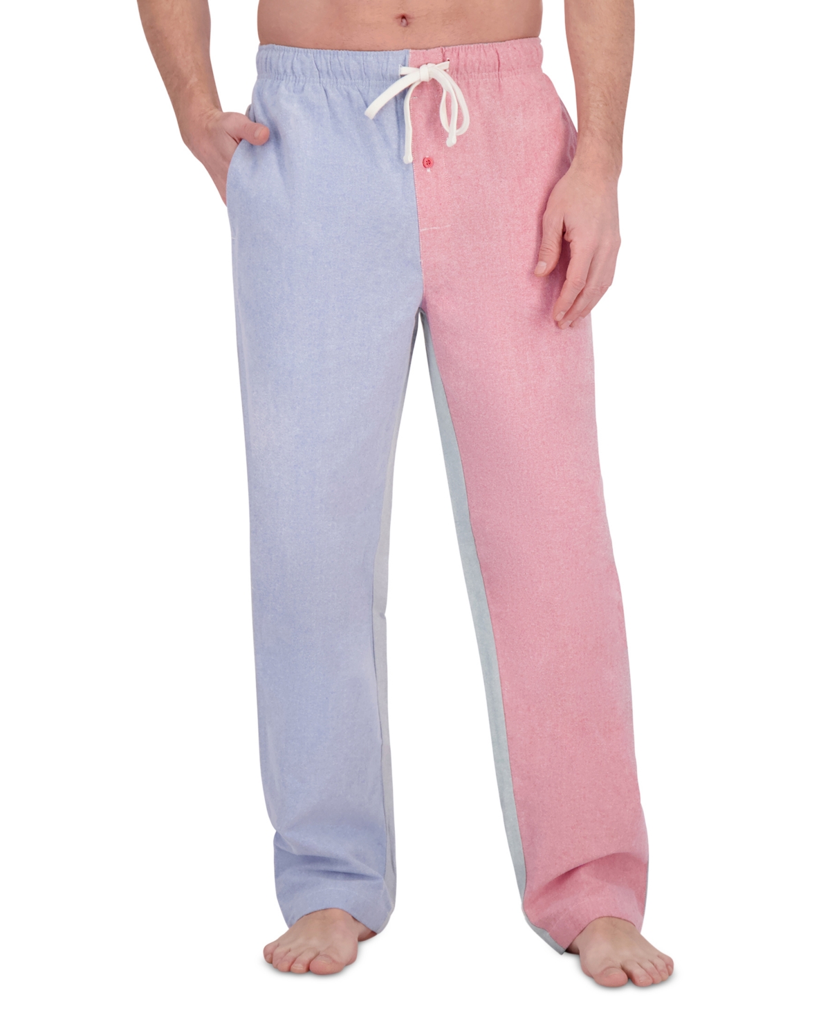 Men's Brushed Oxford Sleep Pants - Colorblock Multi