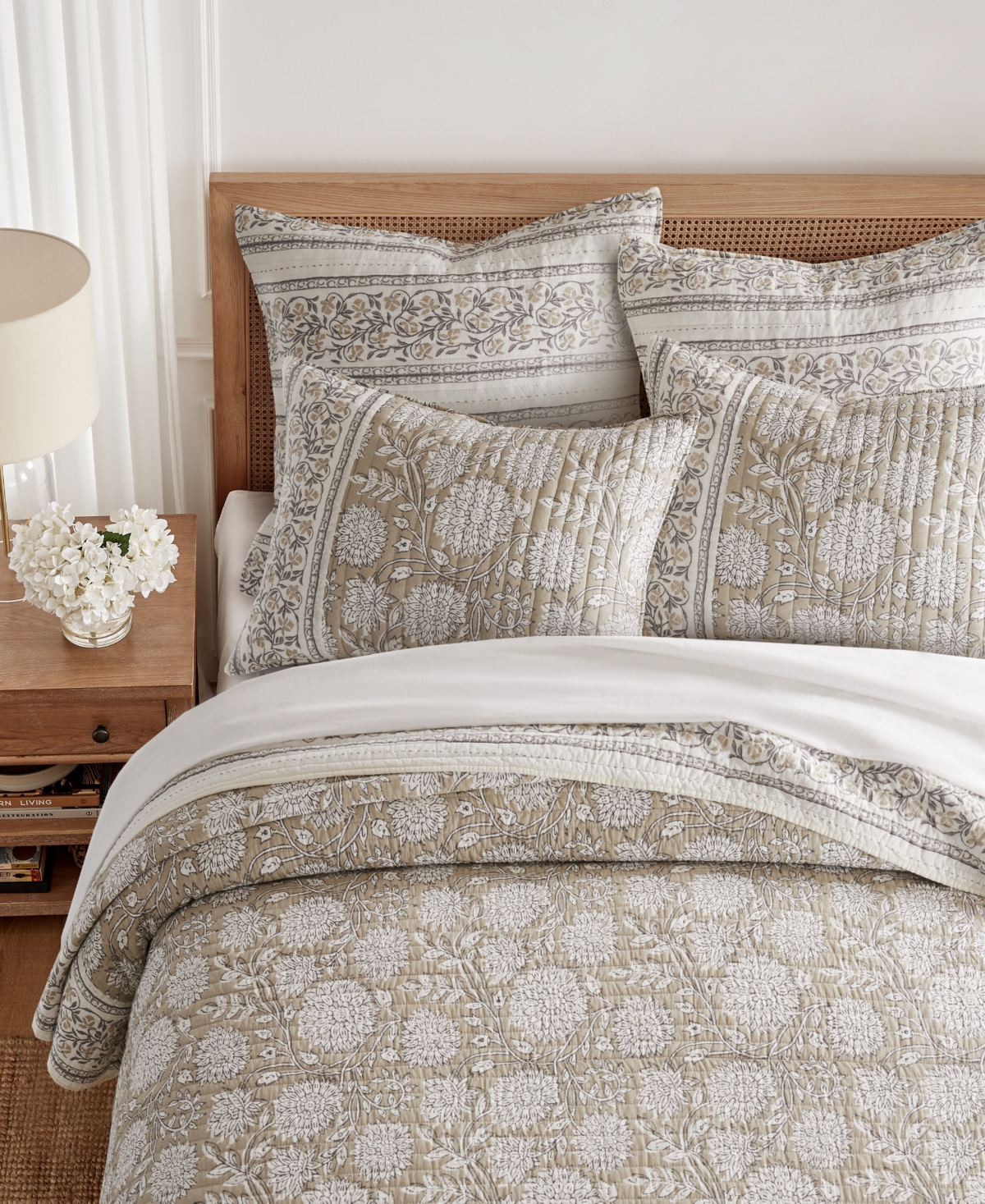 Levtex Adare Reversible 2-pc. Quilt Set, Twin/twin Xl In Taupe