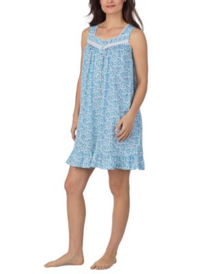 Women's Cotton Sleeveless Short Nightgown