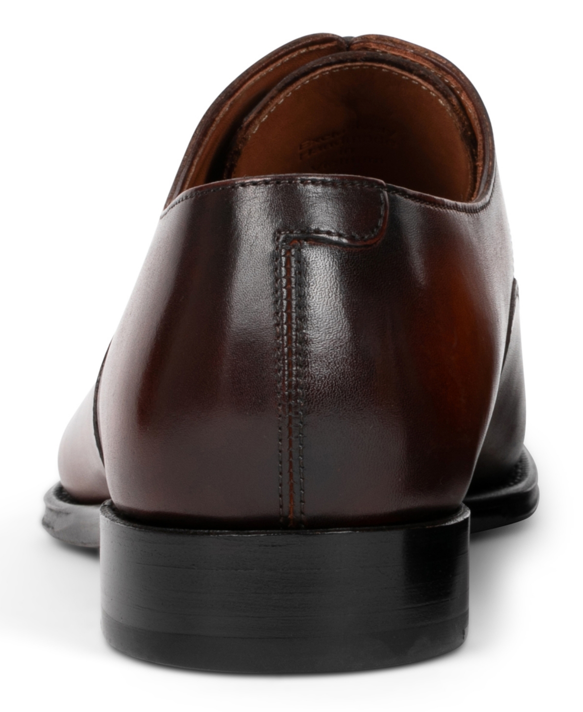 Anthony Veer Men's Regent Cap Toe Leather Oxford Dress Shoes In Rustic Ember Cognac