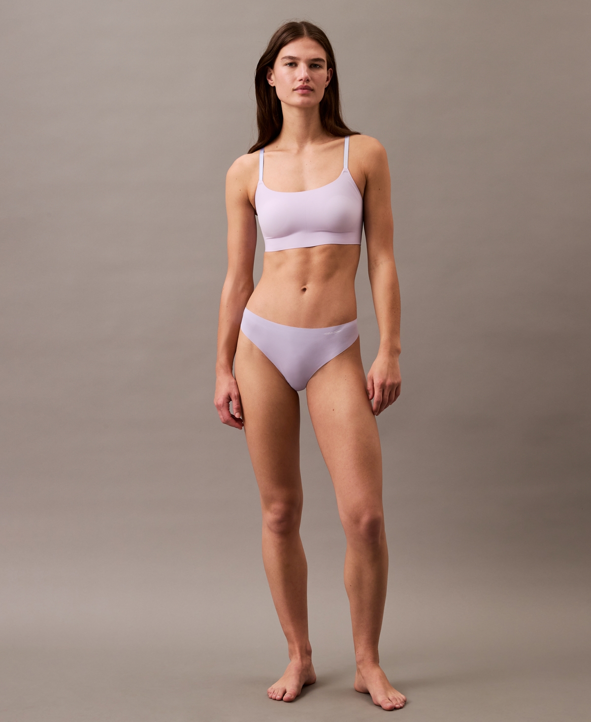 Shop Calvin Klein Women's Invisibles 3-pack Thong Underwear Qd3558 In Black,cinder,lilac Quartz