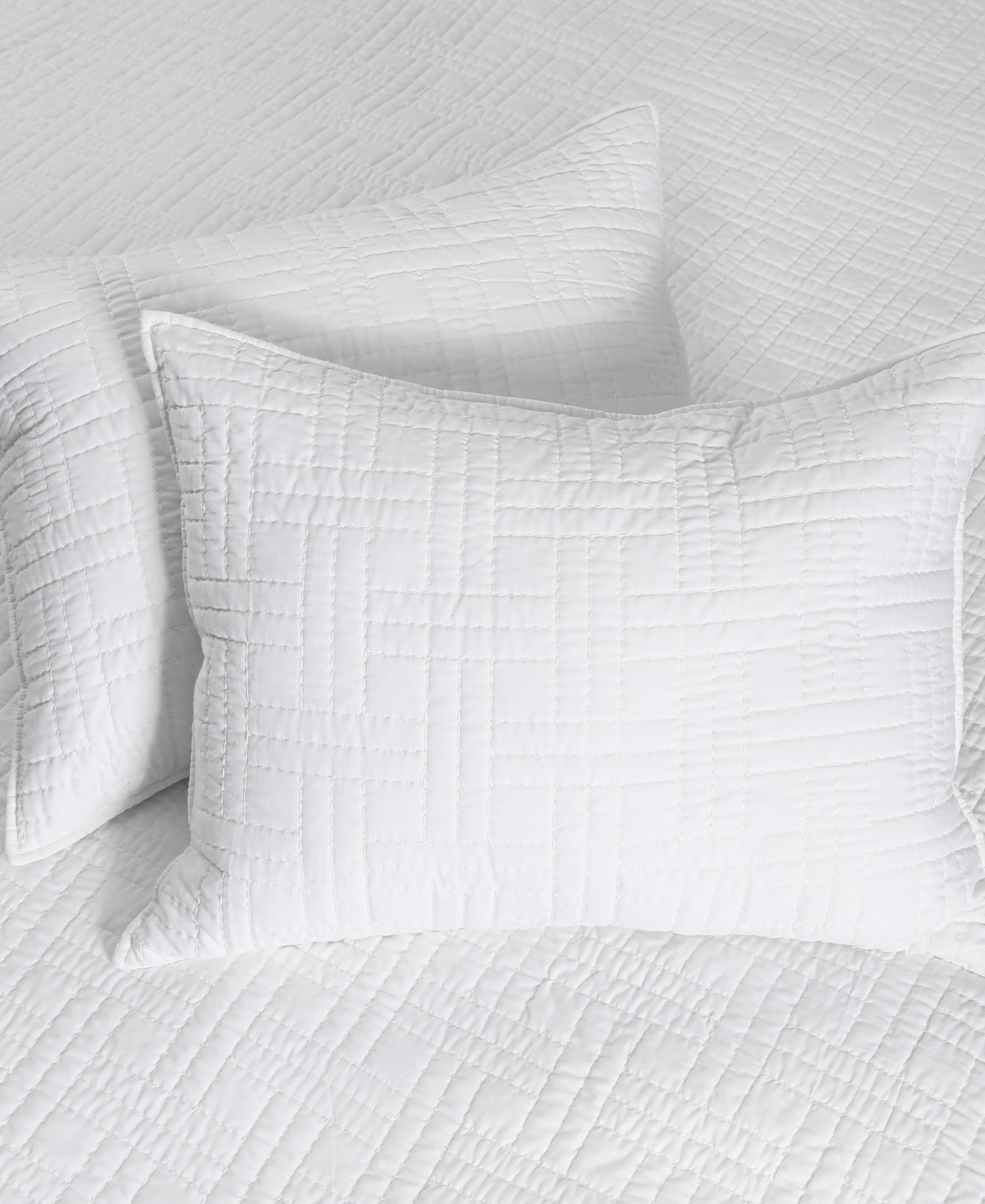 Levtex Melange Stitch Stitching 2-pc. Quilt Set, Twin/twin Xl In White