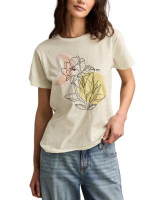 Lucky Brand - Women's El Sol Boyfriend Cotton T-Shirt