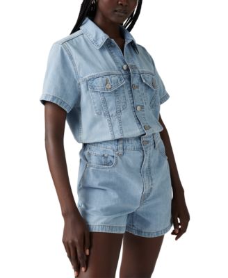 Women's Cotton Type III Denim Romper