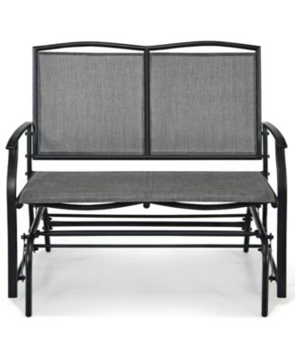 Iron Patio Rocking Chair for Outdoor Backyard and Lawn