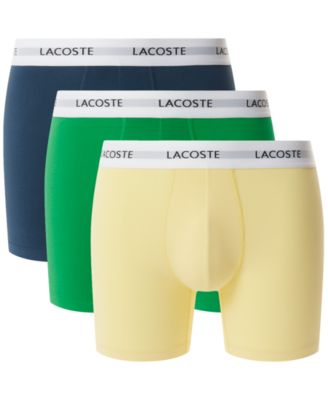 Lacoste - Men's 3pk. Regular-Fit Logo Boxer Briefs