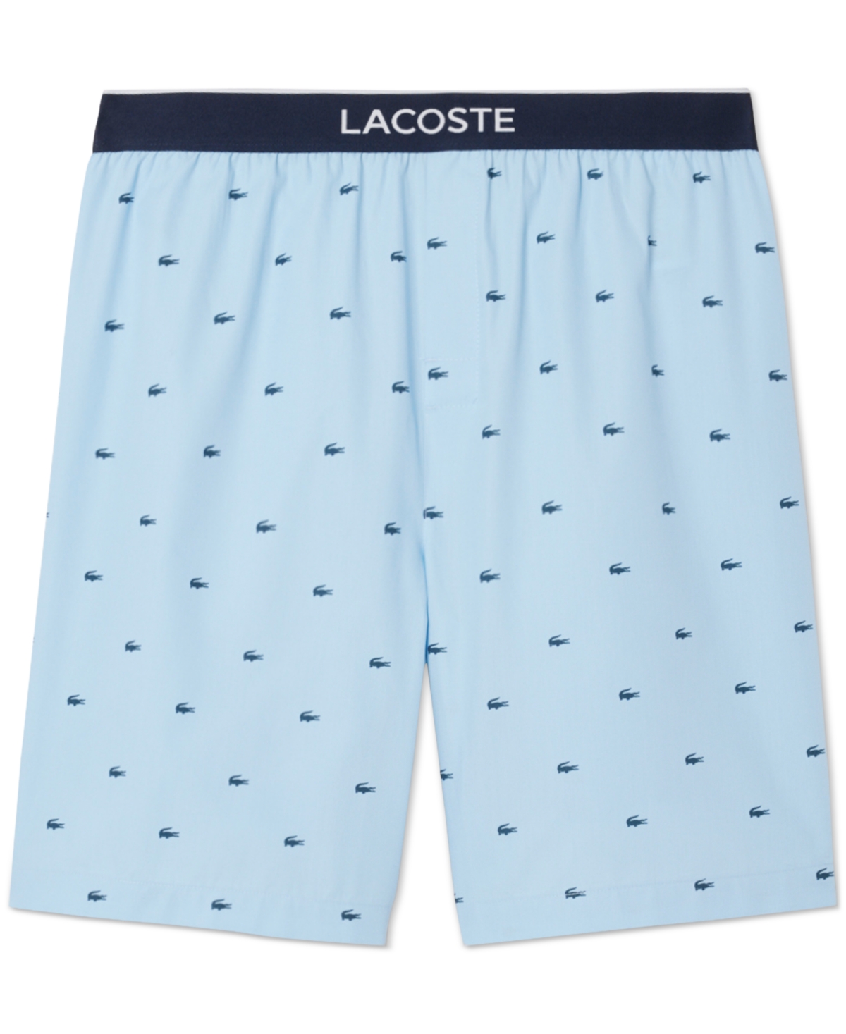 Men's Loungewear Croc Print Pajama Shorts - Overview/navy Blue