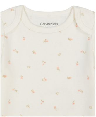 Baby Girls 3-Piece Short Sleeve Bodysuit Set