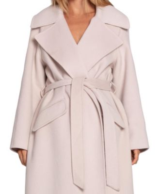 Women's Heart To Heart Large Collar Maxi Coat