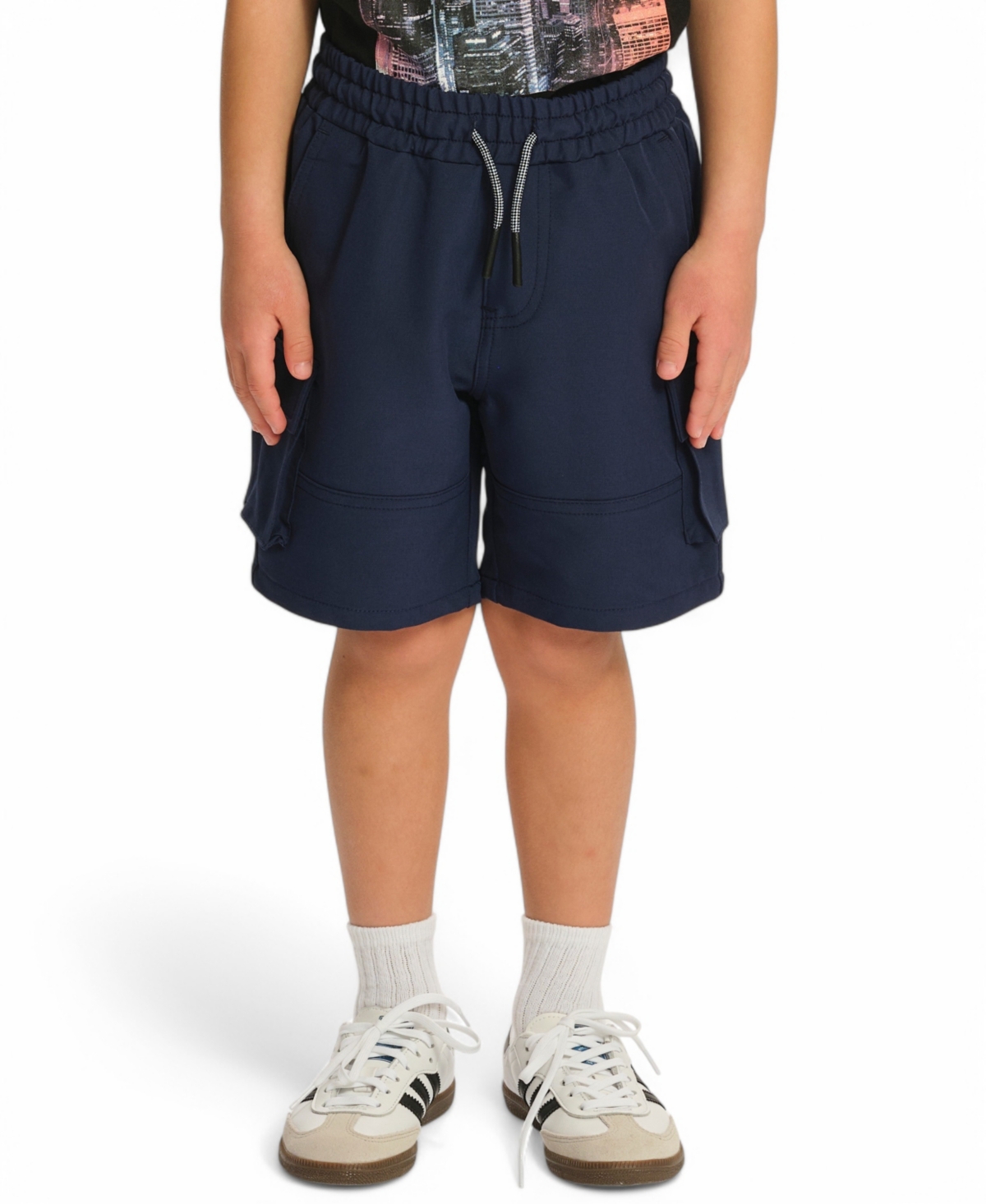 Sovereign Code Little And Big Boys Cargo Shorts In Navy