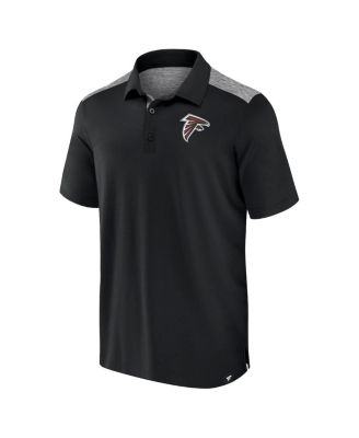 Men's Black Atlanta Falcons Long Shot Polo Shirt