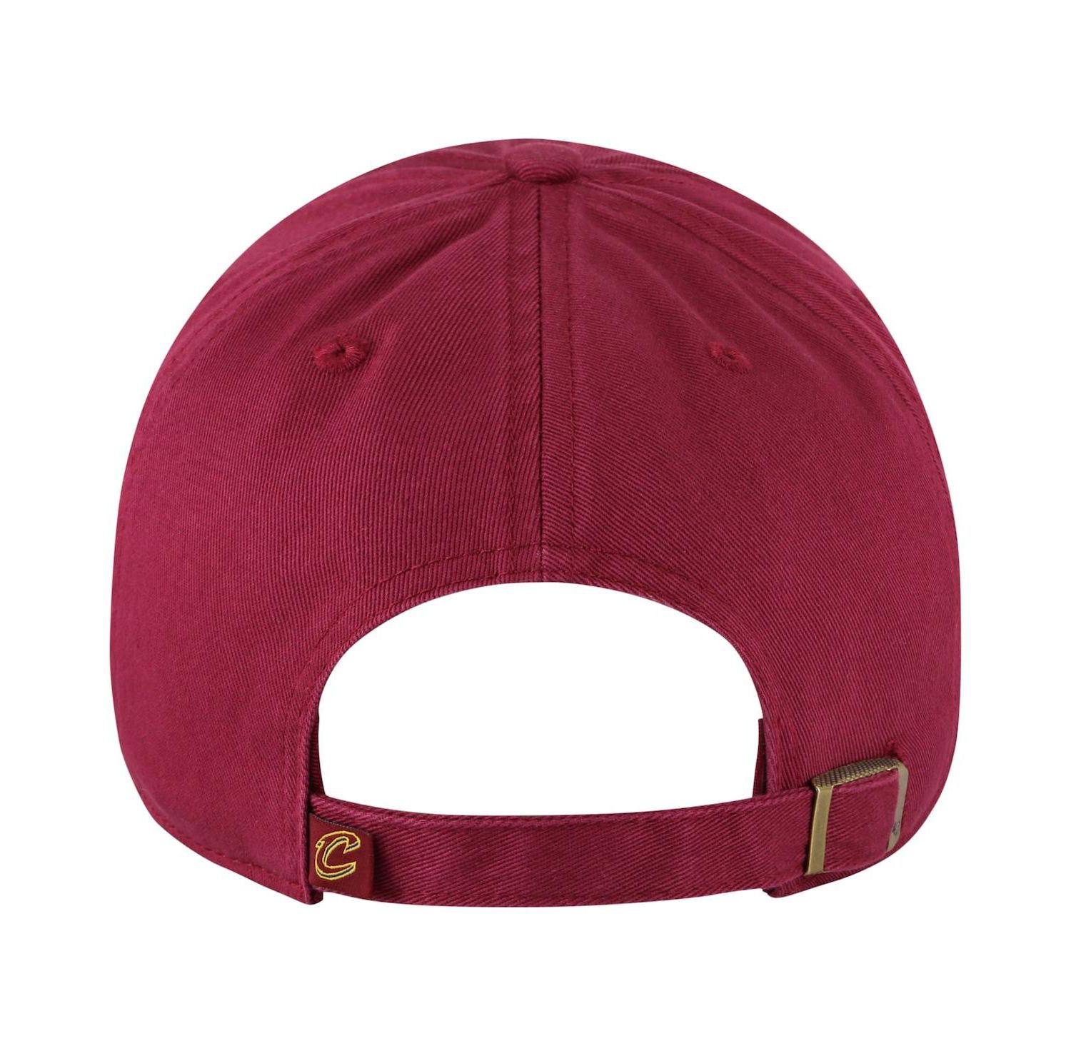 Men's Wine Cleveland Cavaliers Core Wordmark Clean Up Adjustable Hat