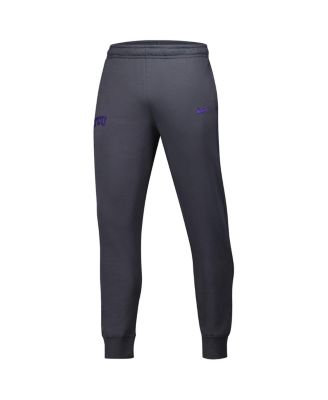 Men's Anthracite TCU Horned Frogs Club Fleece Pants