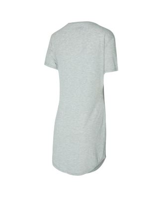 Women's Gray New Orleans Saints Petition Knit Nightshirt