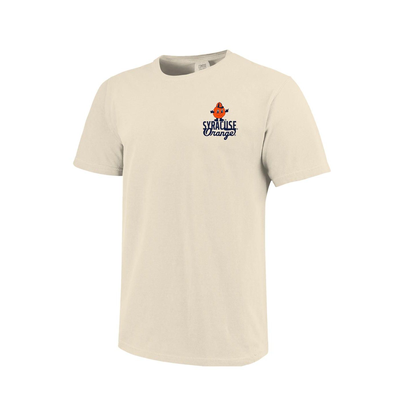 Мужская футболка Image One Cream Syracuse Orange Comfort Colors Mascot Overlay — фото 2