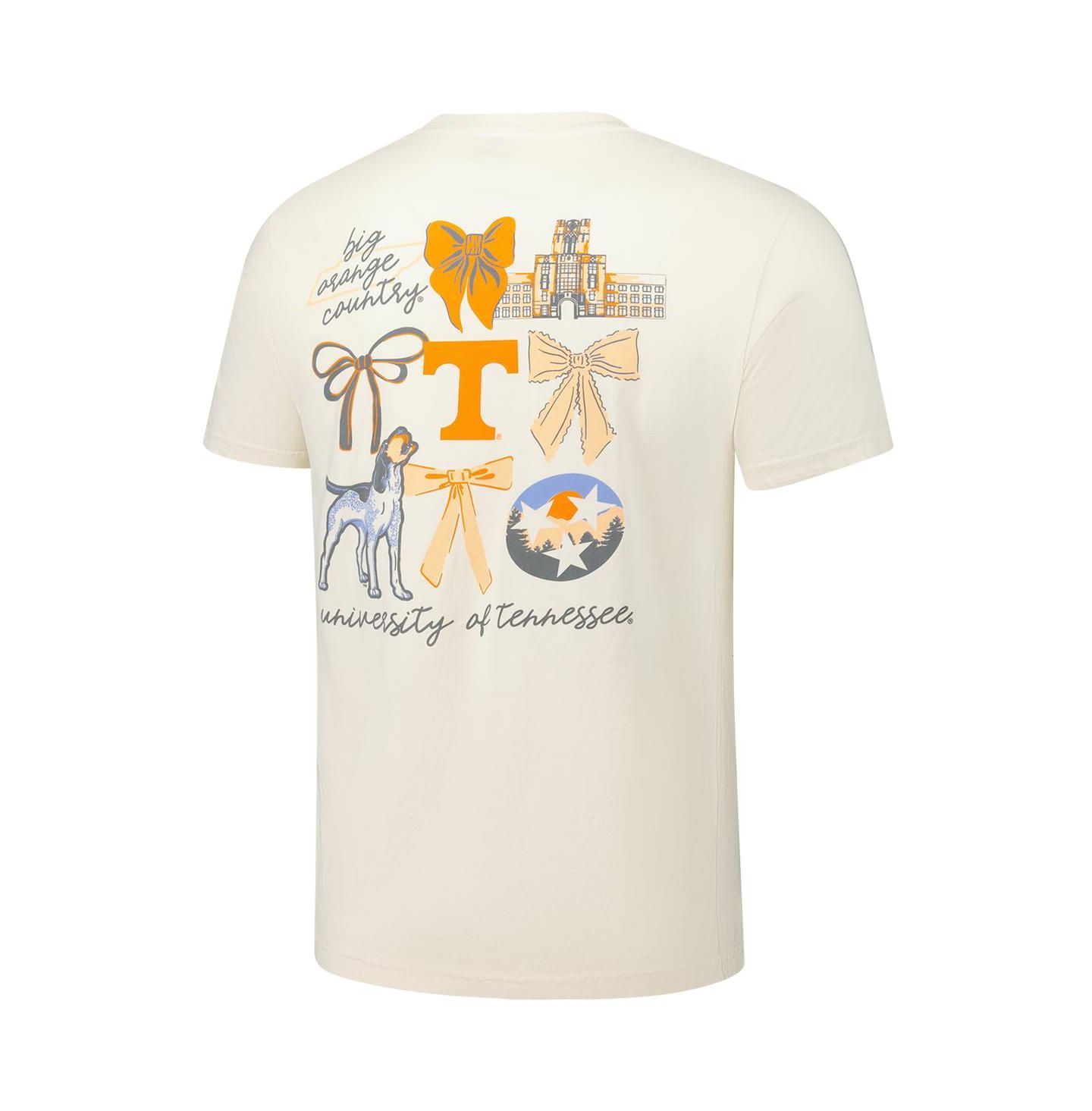 Футболка Comfort Colors Natural Tennessee Volunteers Coquette — фото 3